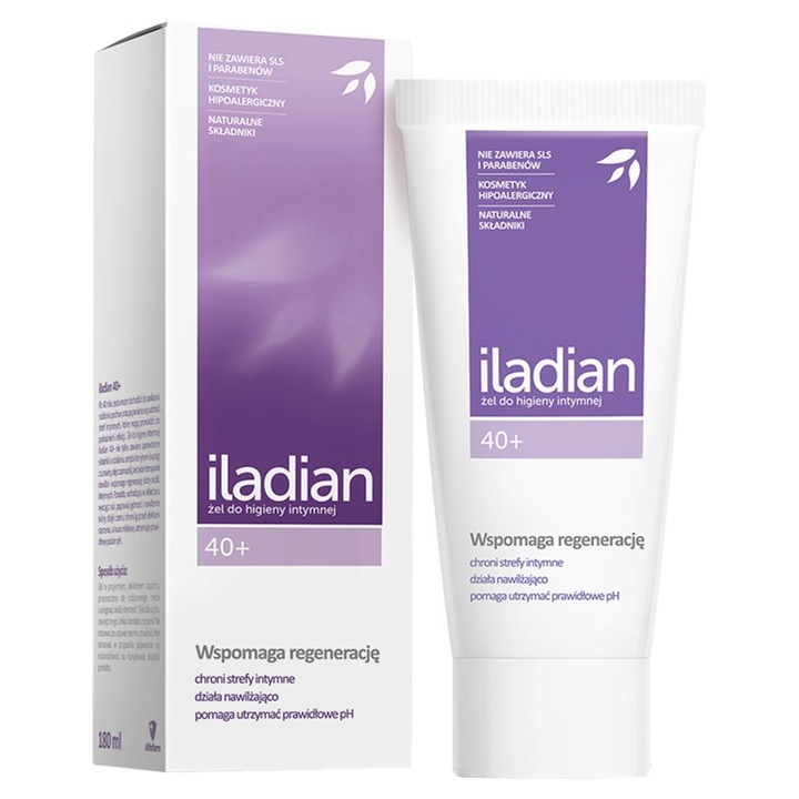 Gel de igiena intima, Iladian, 40+, 180ml