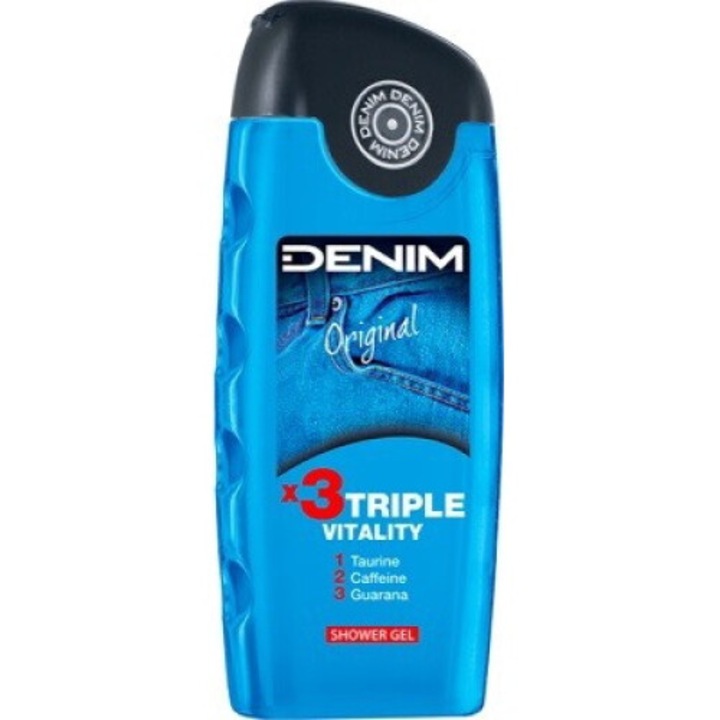 Gel de Dus pentru Barbati DENIM Original, Regenerant si Tonifiant, 250 ml, Gel de Dus Regenerant, Gel de Dus Tonifiant, Gel de Dus Barbati, Gel de Dus Denim pentru Barbati, Gel de Dus Regenerant pentru Barbati, Gel de Dus Tonifiant pentru Barbati