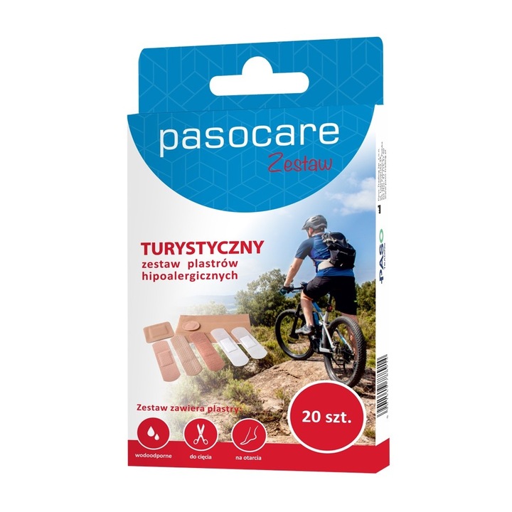 Set 20 plastri, waterproof, diverse dimensiuni