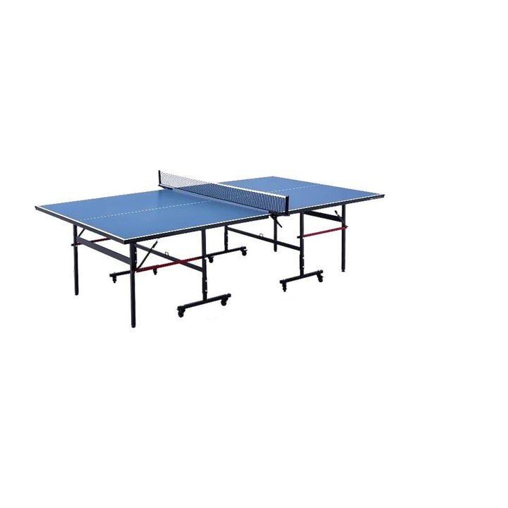 Masa de tenis de masa, VEVOR, 12mm, design pliabil, dimensiune mare, albastra, 107.9x60x30 inch