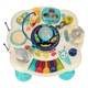 Masa albastra cu pian educativ, multicolor, 3 ani+