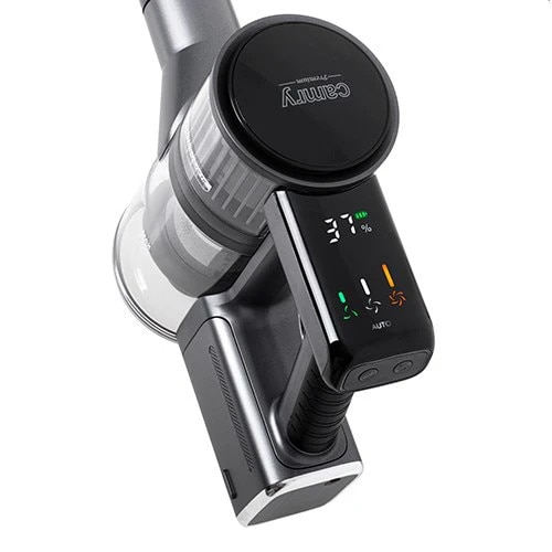 Aspirator vertical CAMRY PRO, motor fara perii, 400W, 2 acumulatori, 100 minute autonomie, 0,6L