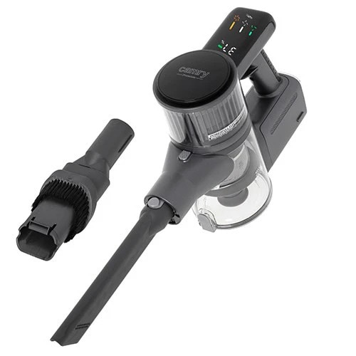 Aspirator vertical CAMRY PRO, motor fara perii, 400W, 2 acumulatori, 100 minute autonomie, 0,6L