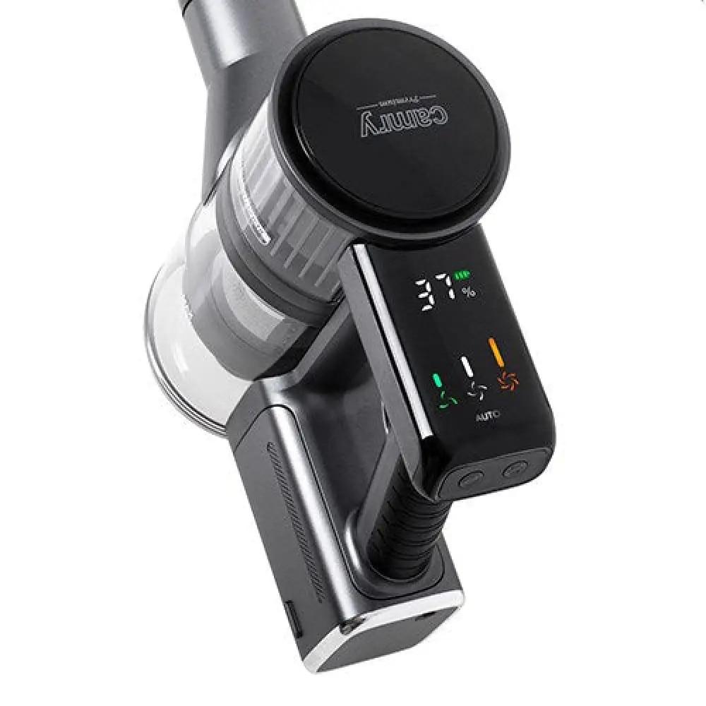 Aspirator vertical CAMRY PRO, motor fara perii, 400W, 2 acumulatori, 100 minute autonomie, 0,6L