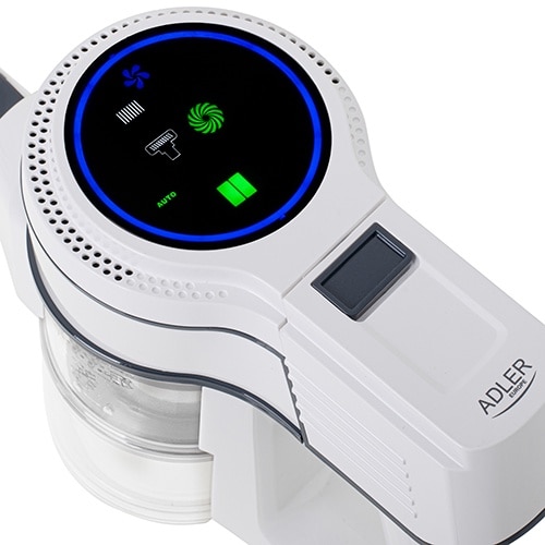 Aspirator vertical 2in1 ADLER pentru curatarea pe uscat si umed a pardoselilor dure, 190W, LED, 105,5x23,7x21,4cm