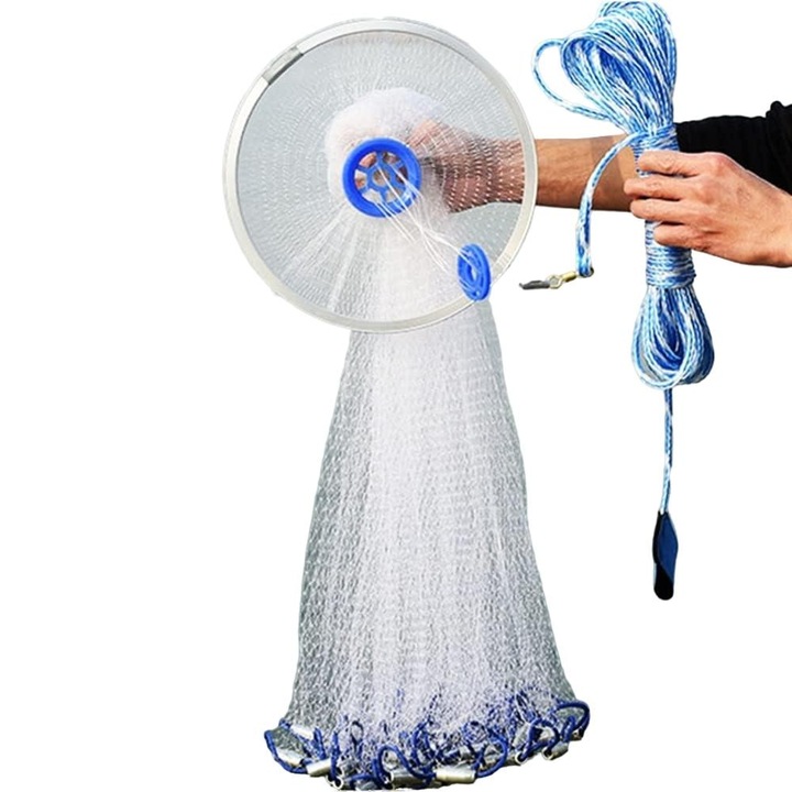 Мрежа за риболов, Jormftte, найлон, бяла