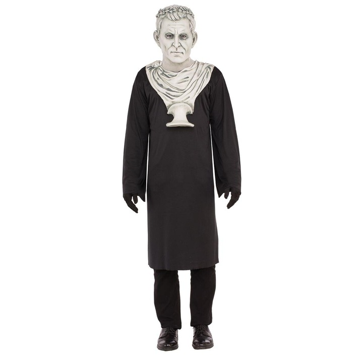 Julius Caesar szobor felnőtt jelmez, Forum Novelties, fekete/fehér