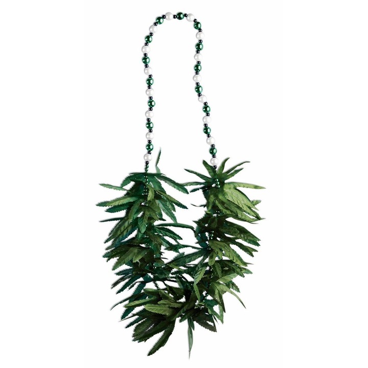 Jelmeznyaklánc zöld levélgyöngyökkel, Fórum Újdonságok, Egy méret