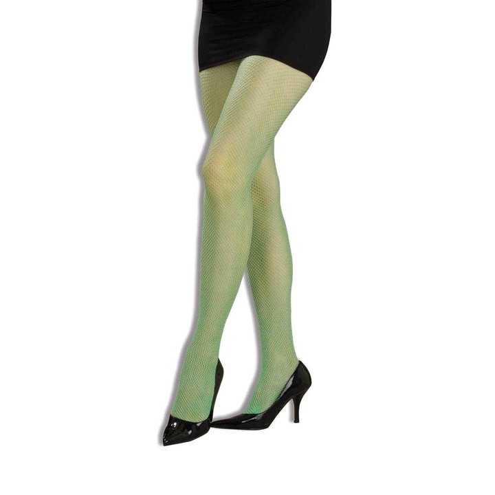 Felnőtt 80-as évekbeli jelmez, Forum Novelties, neonzöld harisnyanadrág, egy méret