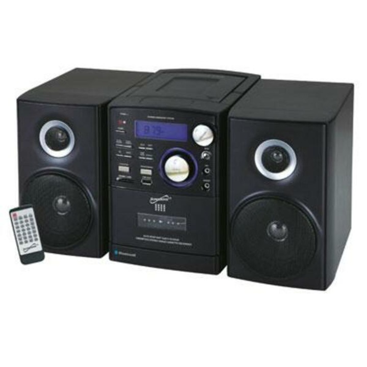 Микро Hi-Fi аудио система SC-807, Supersonic, CD, касетофон, Bluetooth, USB, 1 диск, 1 касета
