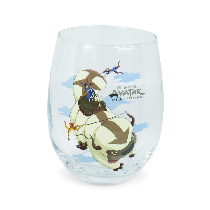 Чаша без дръжка Avatar: The Last Airbender, Silver Buffalo, 20 унции, прозрачна
