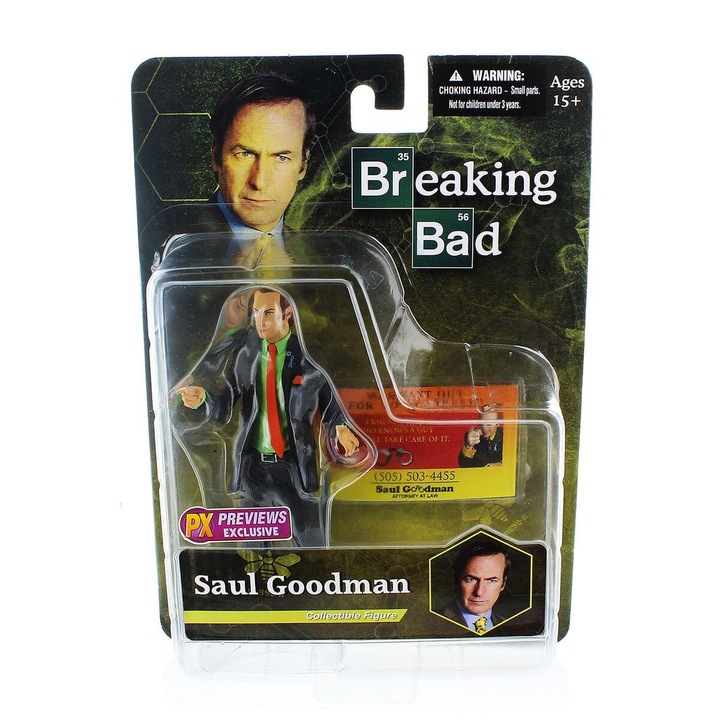 Фигурка Breaking Bad, Mezco Toyz, Saul Goodman, 15 см