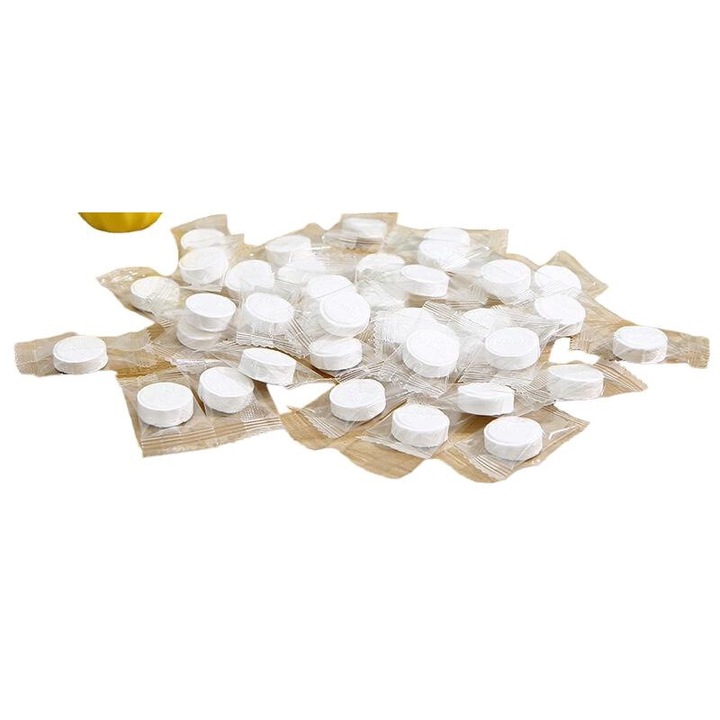 Комплект 200 мини кърпи, Longziming, Бамбук, 20x22 см, Бял