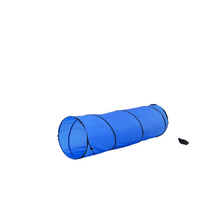 Obstacol dresaj agilitate pentru caini, ajustabil, constructie PVC durabila, 325x90cm