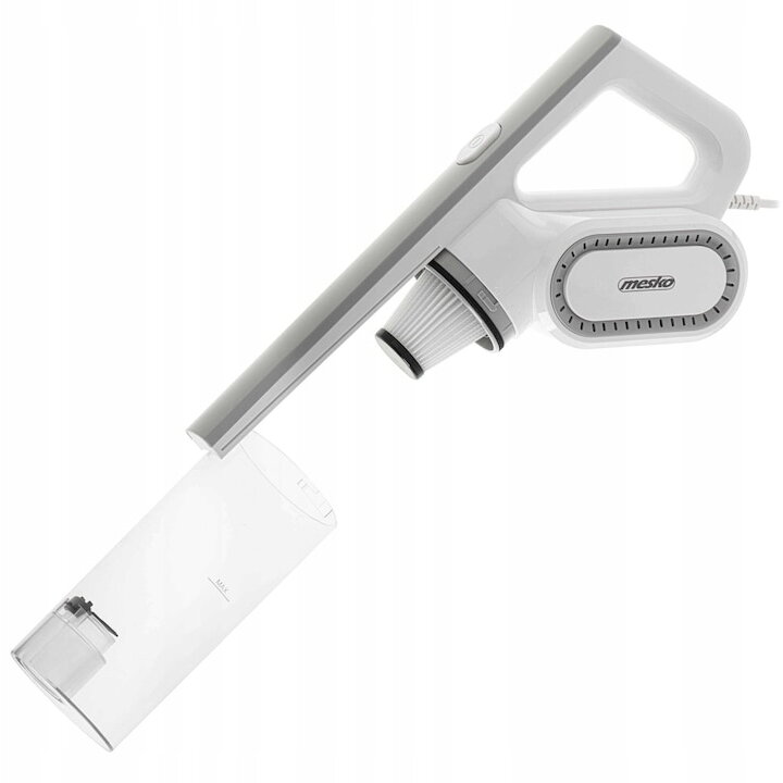Aspirator vertical 2 in 1, Mesko MS7058, ciclonic, 400 W, 220-240 V, 0.5L, 7 m cablu, Alb