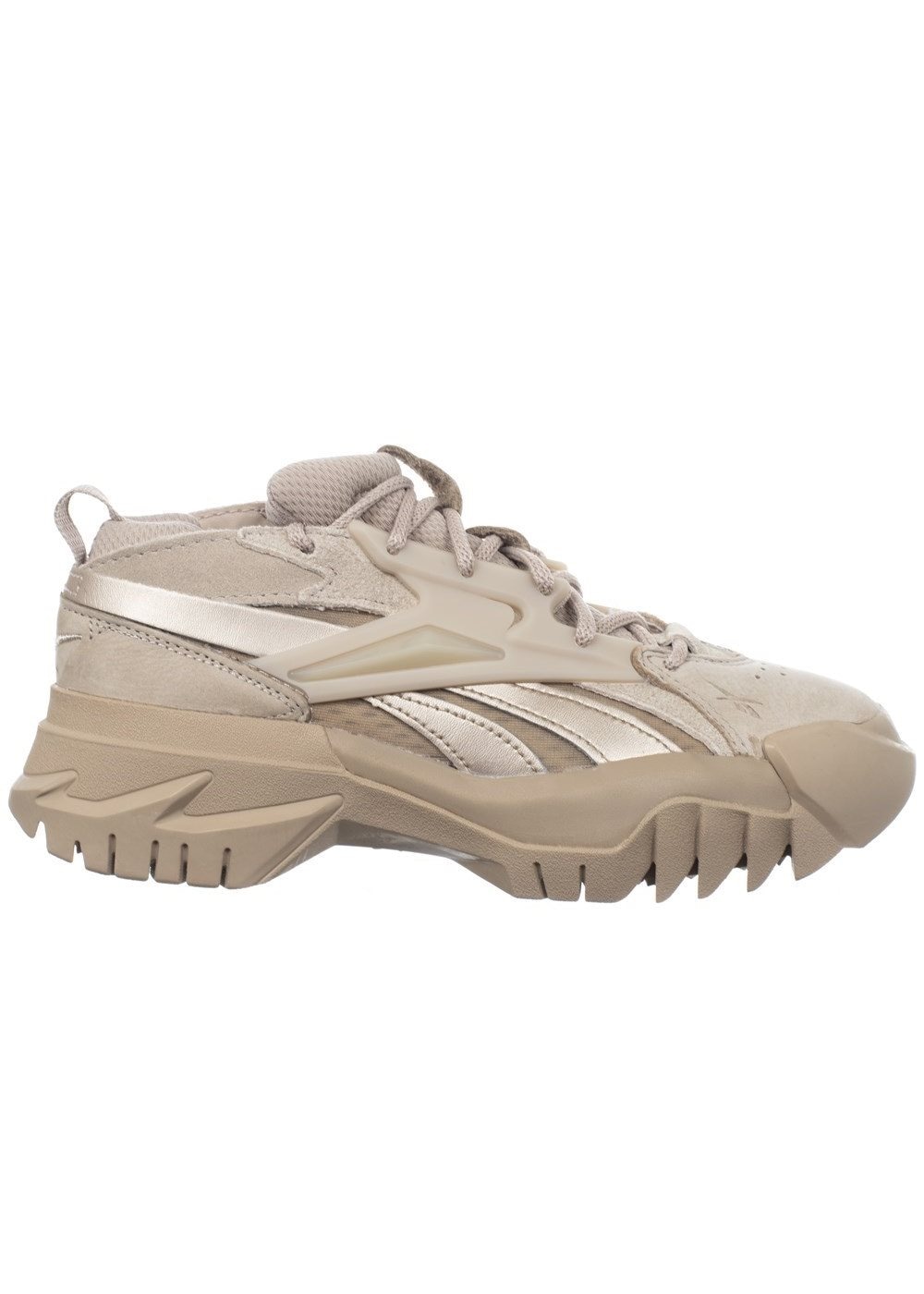 Pantofi dama Reebok Club C Cardi V2, bej, piele naturala, design