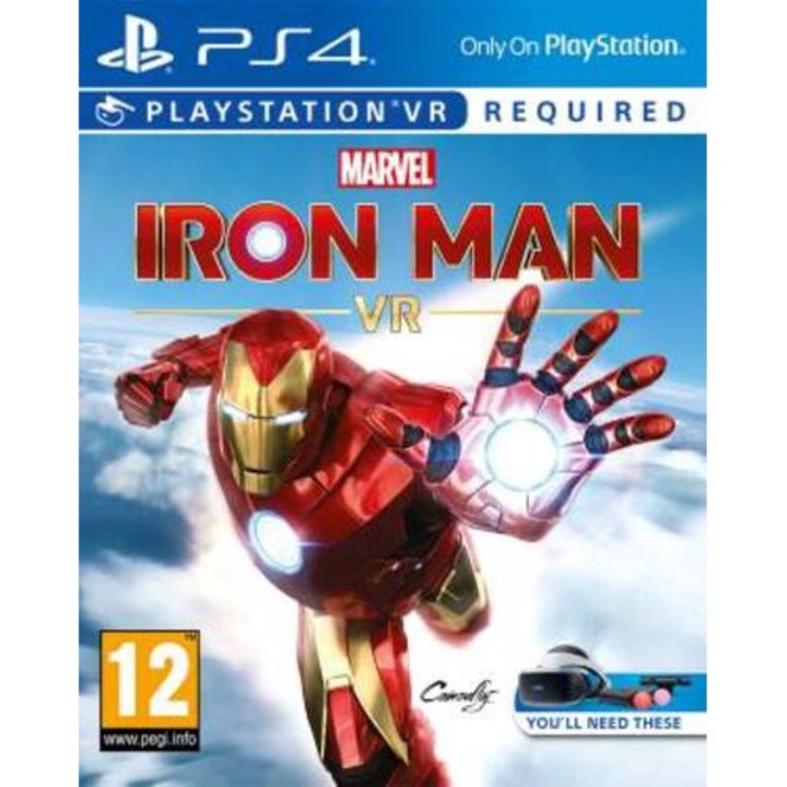 PS4 игра Marvel's Iron Man VR, Sony, екшън, приключенски, английски, стандартна
