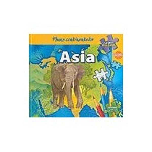 Fauna continentelor Asia - Carte Puzzle
