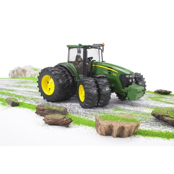 Tractor Bruder Agriculture - John Deere 7930, cu incarcator frontal si remorca basculanta Tractor Bruder Agriculture - John Deere 7930, cu incarcator frontal si remorca basculanta