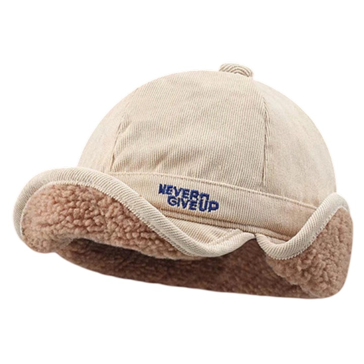 Jormftte báránygyapjú sapka, vastag kivitel, kacsa stílusú, uniszex, szabadtéri tevékenységekhez, ősz-téli szezonra