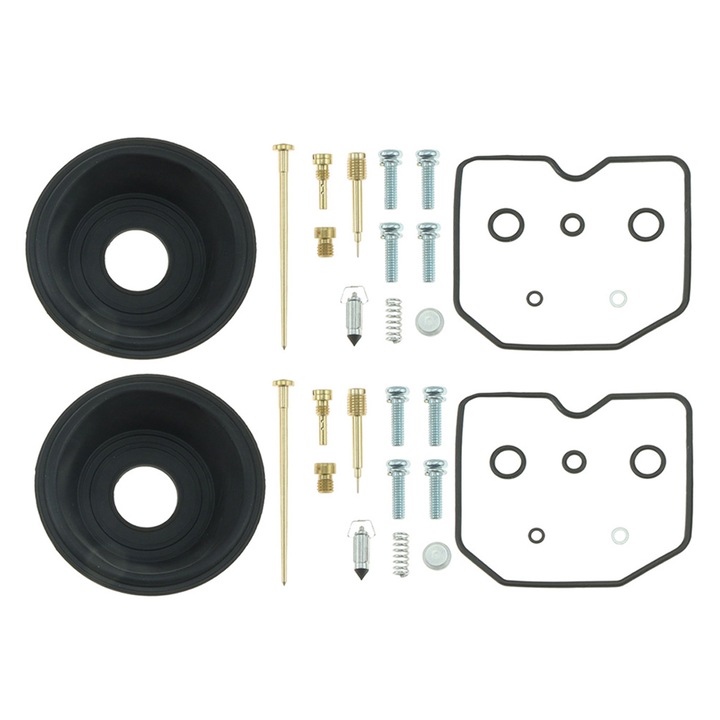 Kit reparatie carburator motocicleta, negru, metal/cauciuc, pentru KAWASAKI Vulcan 500 EN500 1996‑2009