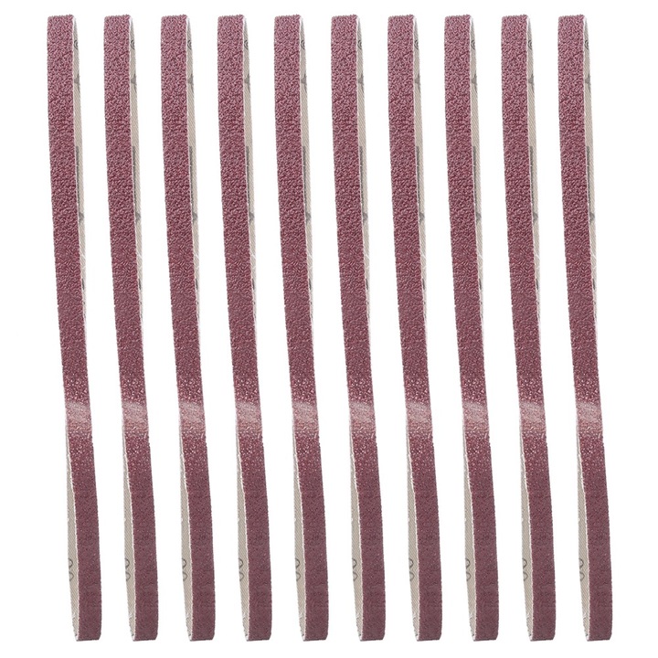 Belturi abrazive set 10PCS, Enforose, 533x9mm, 40#-180#, Oxid de aluminiu