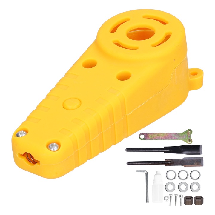 Dalta electrica pentru sculptura in lemn Enforose, set cu 2 dalti, ABS si otel carbon, 8mm/10mm