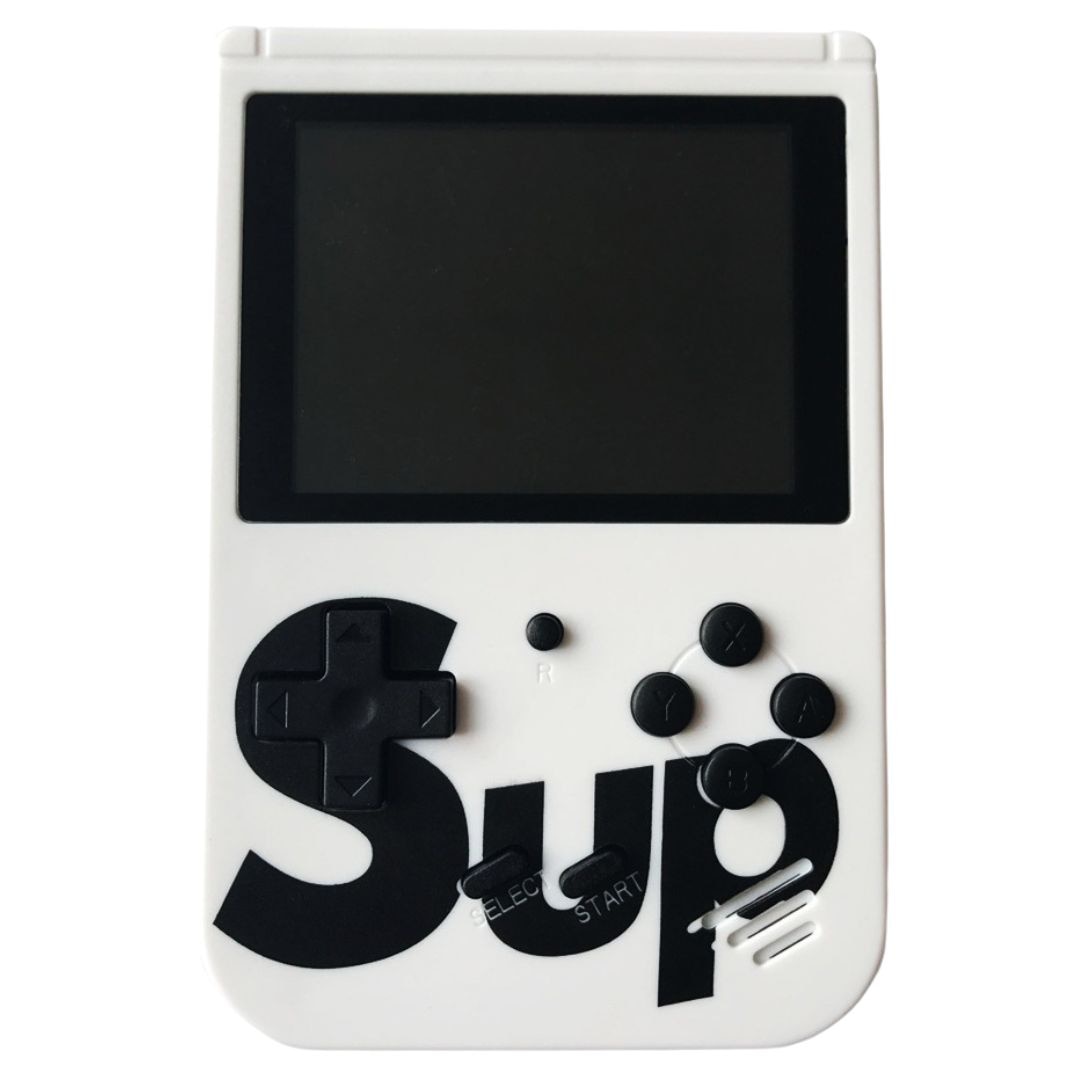 Consola de joc, S DEPOT®, 400 de jocuri, retro, HD, alb