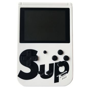 Consola de joc, S DEPOT®, 400 de jocuri, retro, HD, alb Consola de joc, S DEPOT®, 400 de jocuri, retro, HD, alb