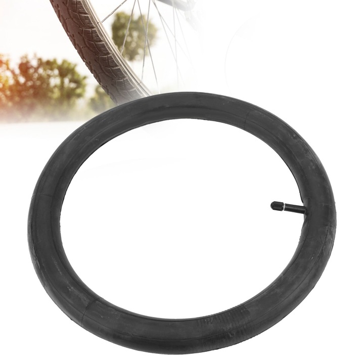 Schrader szelepes kerékpár belső gumik. Tartós butil gumi belső tömlők országúti kerékpározáshoz, 14x1,75-2,125 hüvelyk.