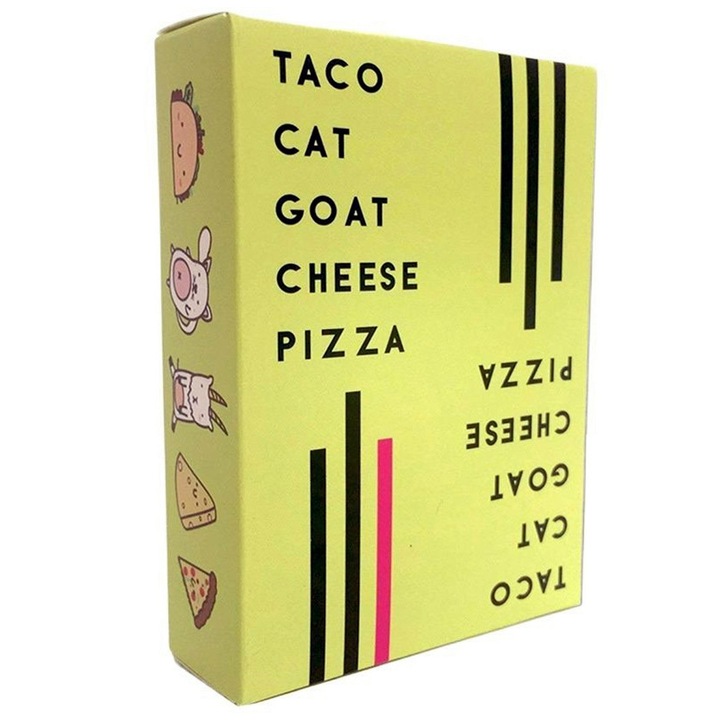 Jormftte társasjáték, Taco Cat kecskesajtos pizza, készlet, 10-15 perces játékidő, hordozható méret