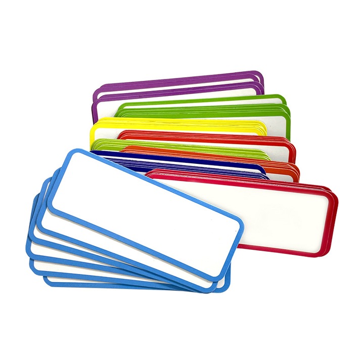 Set etichete magnetice colorate cu design cartoon, QttvbTna, pentru frigider si tabla alba, usor de utilizat