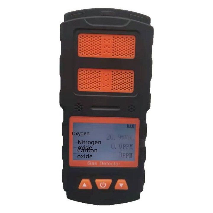 Газ детектор 3 в 1 QttvbTna, кислород/въглероден оксид/азотен диоксид