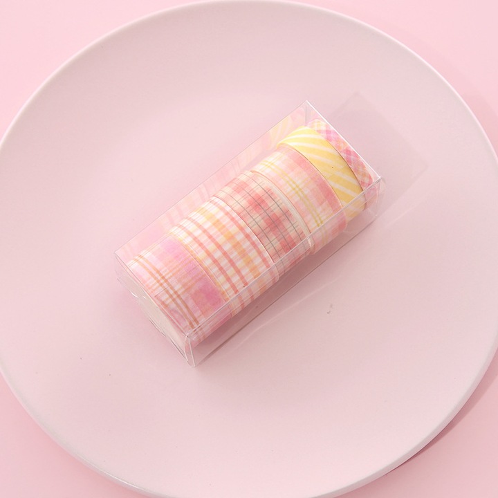 Ragasztószalag készlet QttvbTna, washi tape, tarka