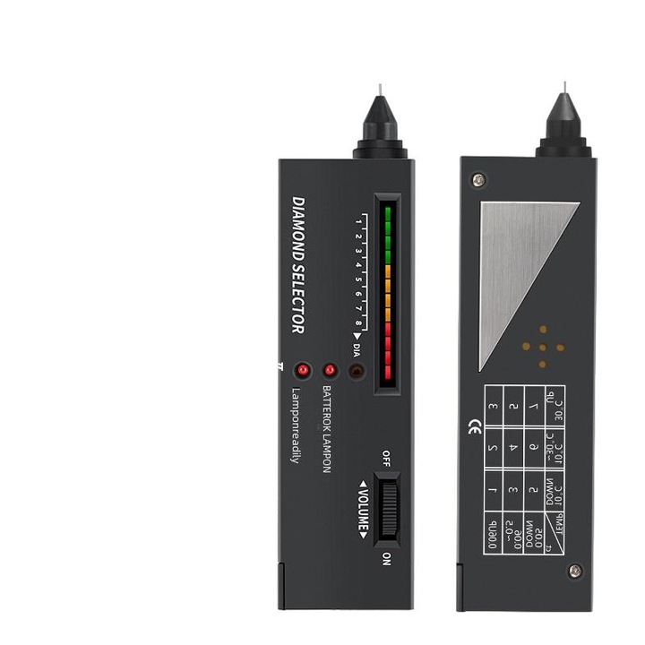 Ékszer hővezetőképesség-vizsgáló műszer, QttvbTna Sokoldalú Anyagérzékelés Kompakt hordozható