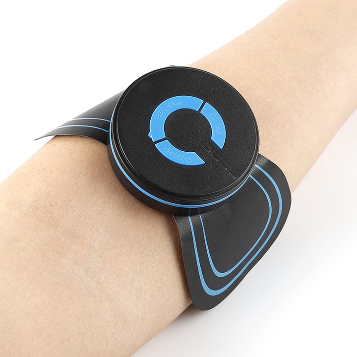 Aparat de masaj, Mmgoqqt, masaj cervical mini, tehnologie EMS, portabil, pentru umeri si gat