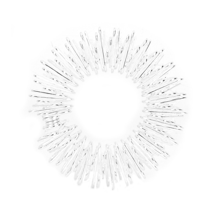 Inel de masaj senzorial Bizaical, inox, 28mm, pentru relaxare si ameliorarea durerii la degete