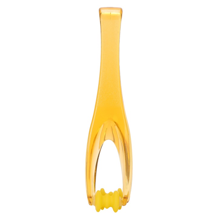 Масажна ролка за пръсти Bizaical, 14.5x3.5x2cm, полипропилен, за кръвообращение, мускулна релаксация, жълта