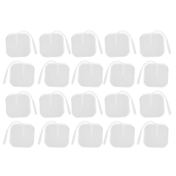 20 db-os 5x5 cm-es elektródapárna készlet TENS masszírozóhoz