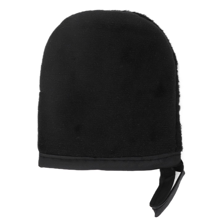 Jormftte önbarnító kesztyű, testápoló applikátor, mikroszálas, fekete