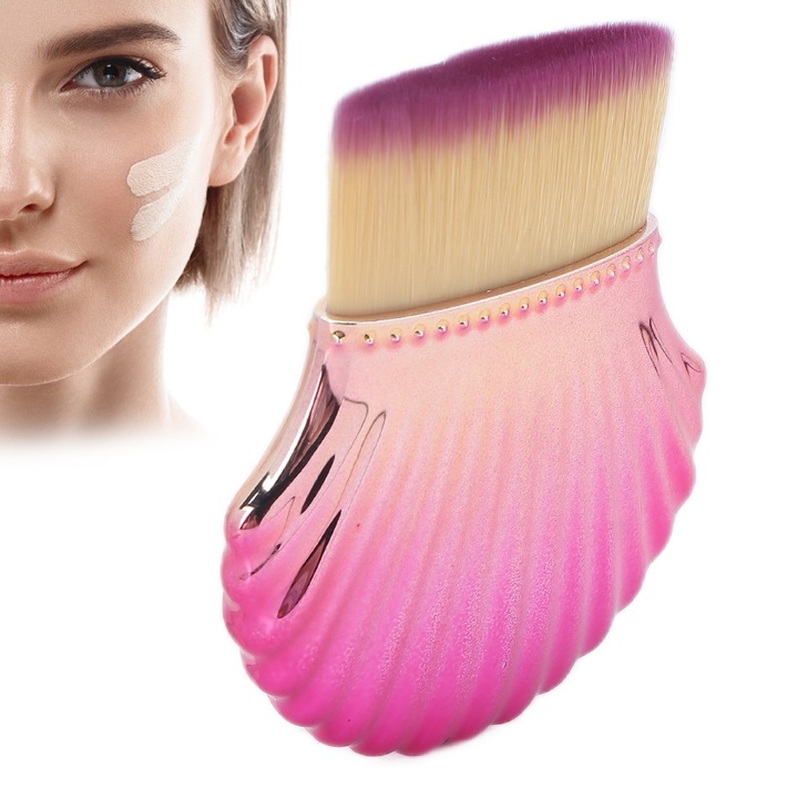 Jormftte kozmetikai ecset, BB alapozóhoz, nedves és száraz használatra, többszínű, kis méret