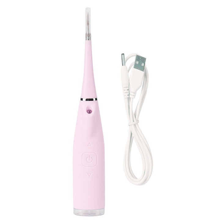 Jormftte elektromos szájzuhany, rózsaszín, egyfejes, 5 intenzitási szint, USB töltés, IPX6 vízálló