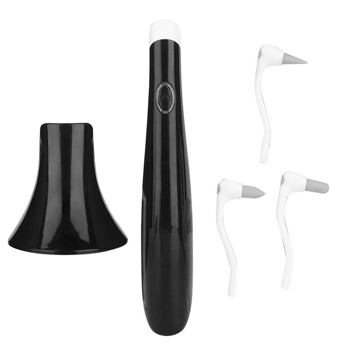 Jormftte szájzuhanyok, fogtisztítás, 4 üzemmód, világítás, fekete