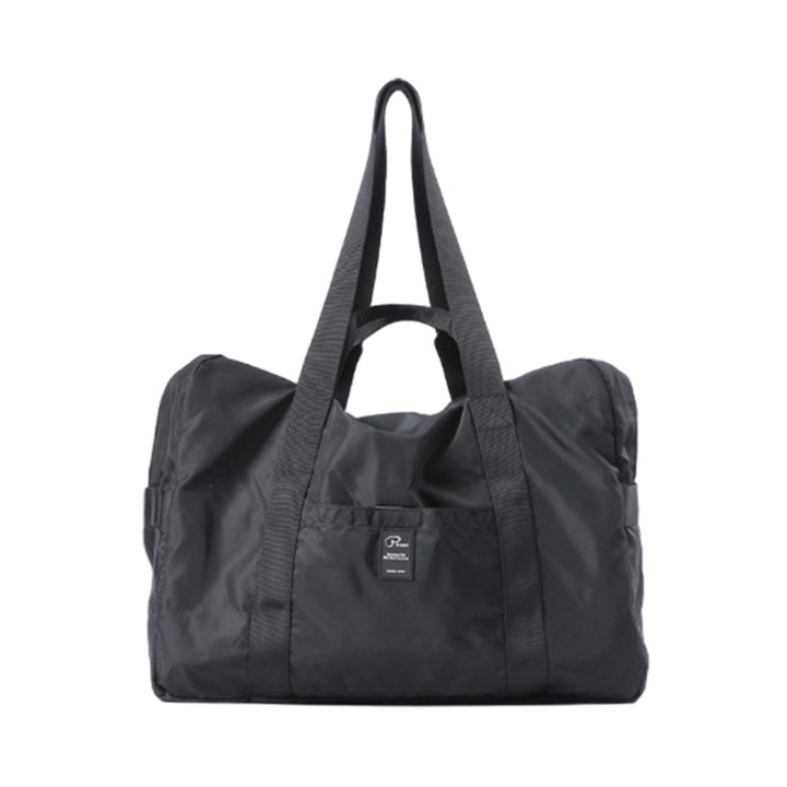 Jormftte összecsukható sporttáska, fekete, 46x35x17cm, vízálló anyag