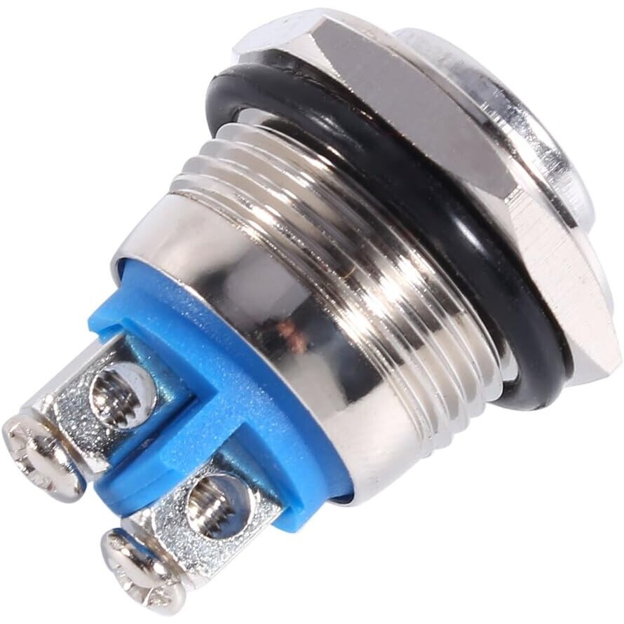 Comutator metalic momentary BGHYHYHI, waterproof, 18mm, 2A/36VDC