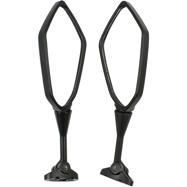 Oglinzi auto BGHYHYHI, set 1 pereche, sticla clara, ABS, 360° ajustabil, pentru CBR900 CBR919 CBR929 CBR954 1998-2003/ HYOSUNG GT125R GT250R GT650R GT650S