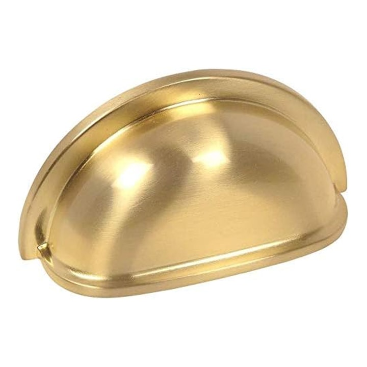 Manere cupa clasice, Enforose, finisaj satinat din alama, rezistente la rugina, set de 2 bucati