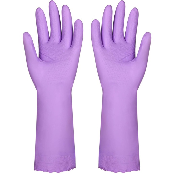 Mosogatógép kesztyű, Jormftte, PVC, vízálló, tapadásmentes, 13 hüvelyk, 2 pár, közepes