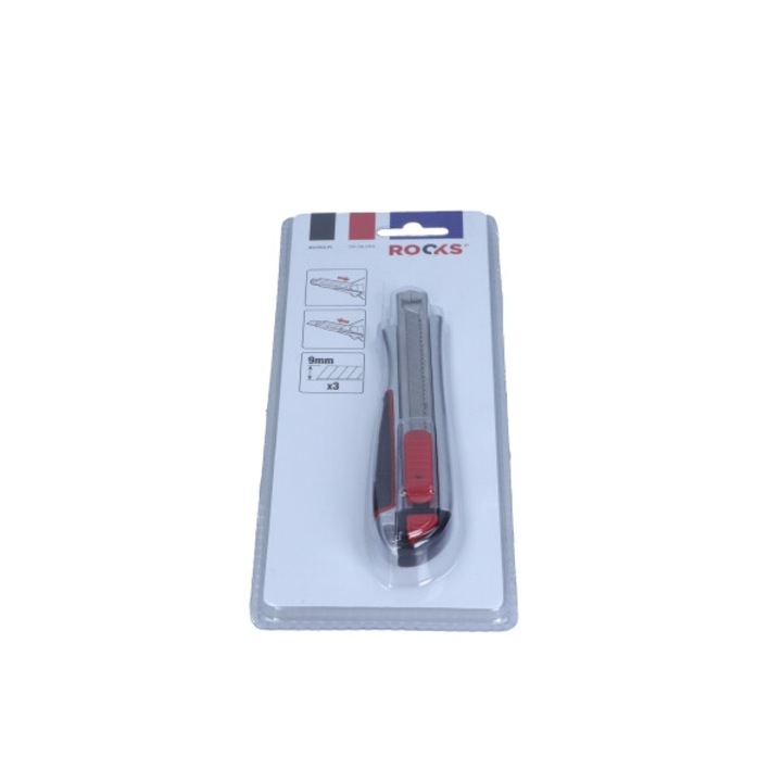 Cutter, Rooks, metal, 9mm, argintiu