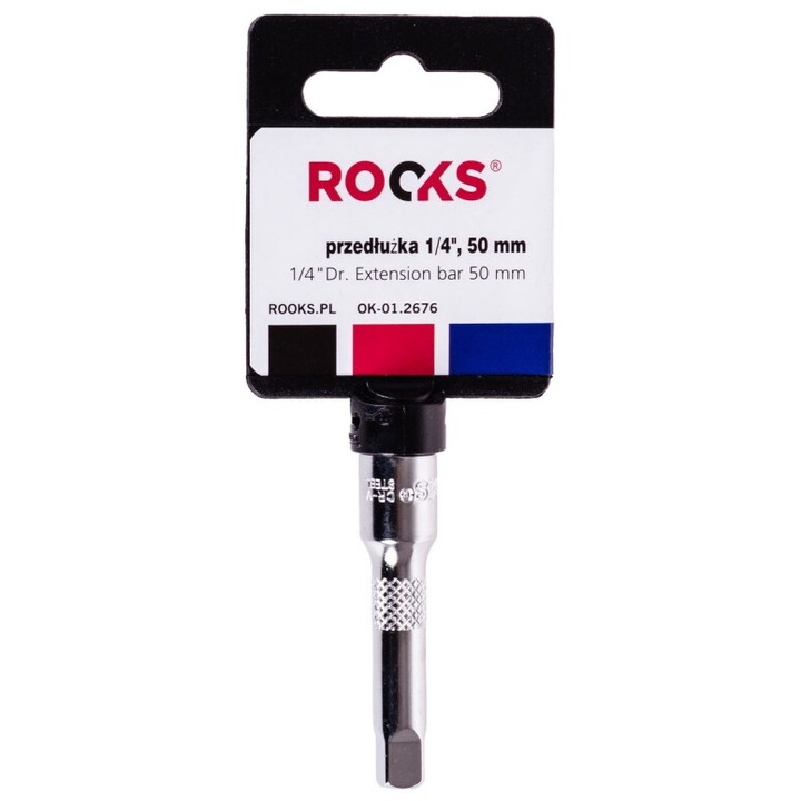 Prelungitor cheie 1/4", Rooks, 50 mm, otel